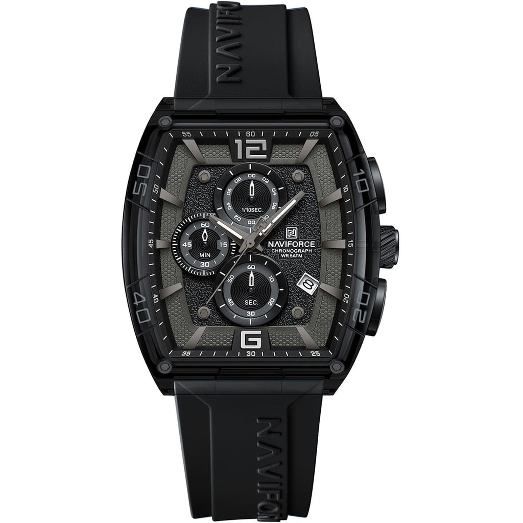ساعة نافيفورس للرجال NF6101-B-W-B