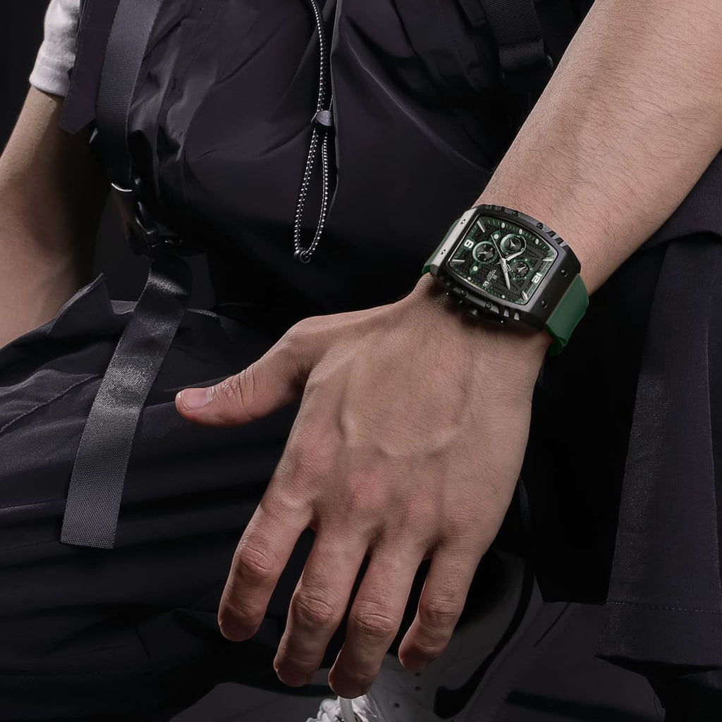 ساعة نافيفورس للرجال NF8025-B-GN-GN