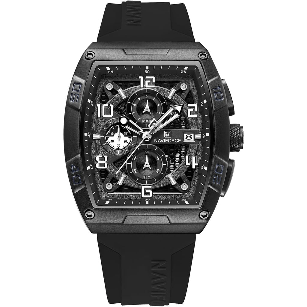 ساعة نافي فورس للرجال NF8052-B-W-B