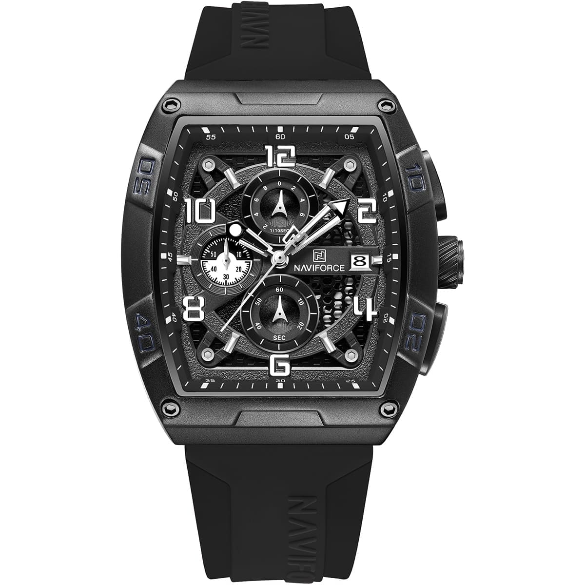 ساعة نافي فورس للرجال NF8052-B-W-B