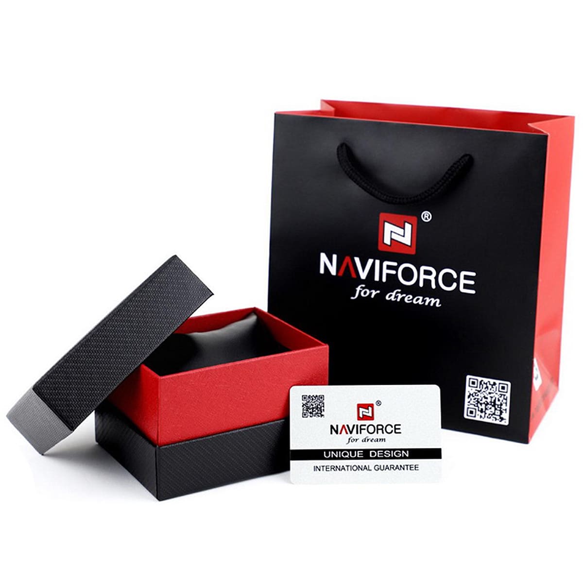 ساعة نافي فورس رجالي NF8080-RG-B-B